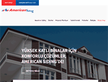 Tablet Screenshot of americansiding.com.tr